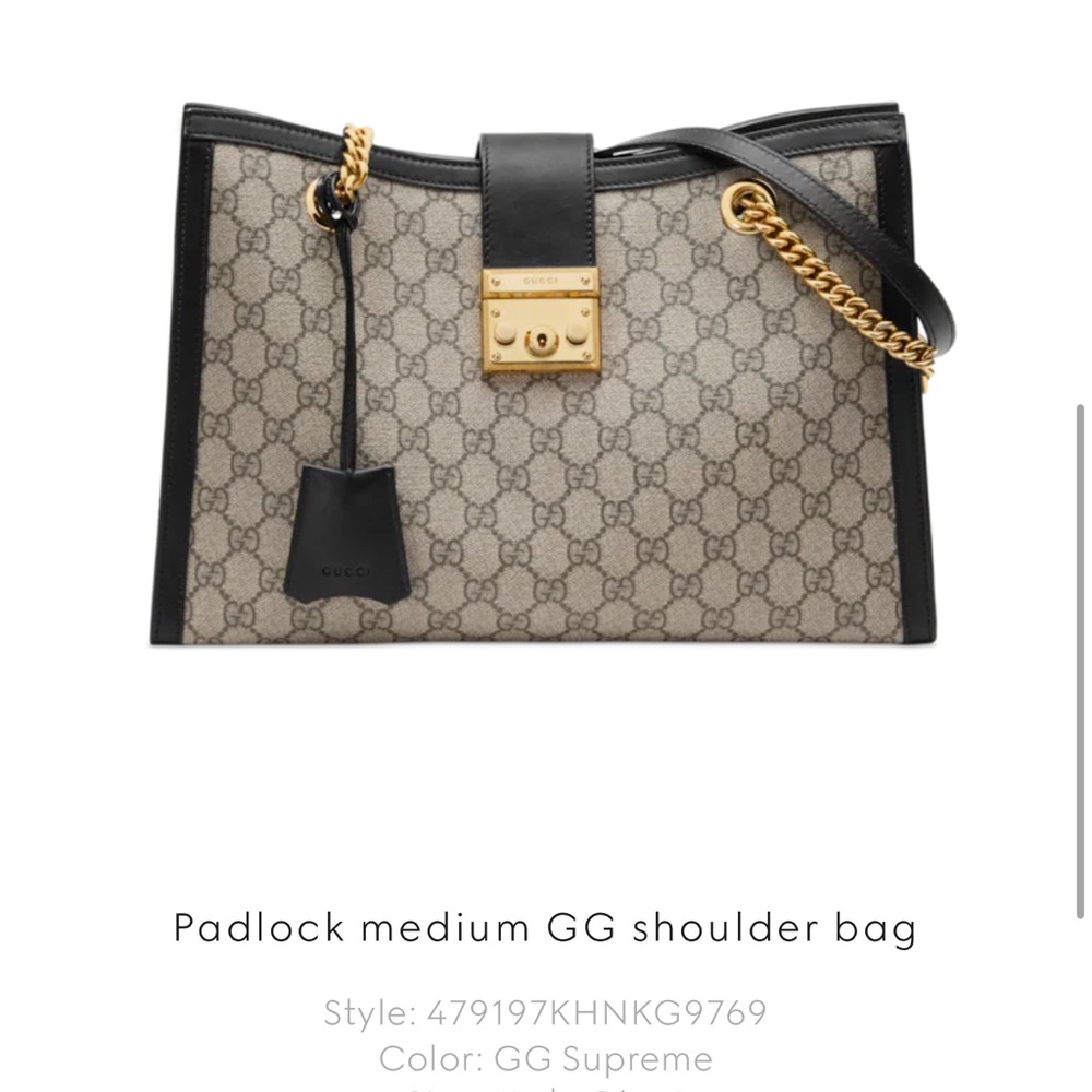 GUCCI PADLOCK MEDIUM SHOULDER BAG